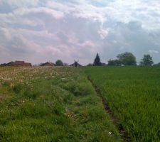 Point de vue du nord au sud.