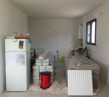 La cuisine... qui n'a pour le moment, rien d'une cuisine !