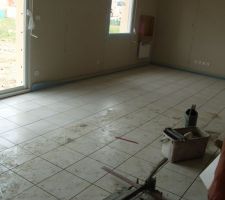 Carrelage du salon