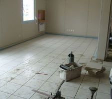 Carrelage du salon