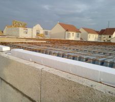 Pr&eacute;paration dalle de l &eacute;tage