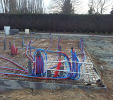 Alimentations chauffage, EC/EF et EF en place