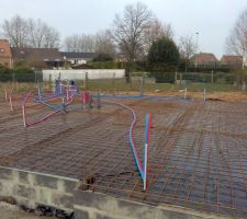 Alimentations chauffage, EC/EF et EF en place