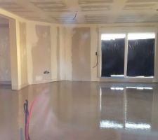 Chape de ravoirage coulée le 16 Mars 2016