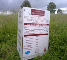 Pose du Panneau Permis de Construire sur le terrain