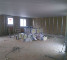 Montage de l'isolation