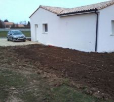 Remodelage du terrain après passage du terrassier de DELRIEU