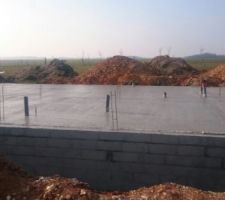 Béton coulé
