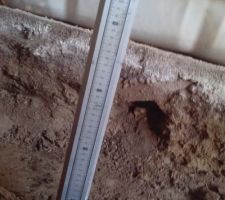 Apr&egrave;s les gravat, on &eacute;vacue la terre en trop... 35m2 d&eacute;caiss&eacute; et &eacute;vacu&eacute; &agrave; la pelle et &agrave; la pioche aujourd'hui...