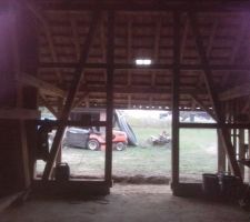 Fin de journ&eacute;e, les prochains coup de pelle seront pour les fondations...