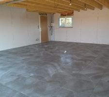 Garage carrelé