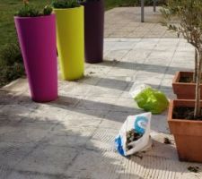 Terrasse : on commence par retirer le carrelage de la terrasse existante