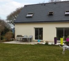 Vue arrière maison avant travaux