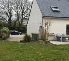 Vue arrière maison avant travaux