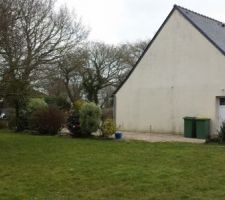 Vue pignon maison avant travaux