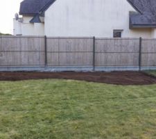 C'est partie : le nouveau parterre prends forme