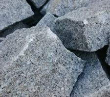 Pavés granit gris
