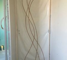 Porte de notre chambre