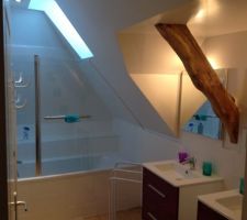 La salle de bain des combles