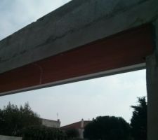Coffre semi-linteau baie vitr&eacute;e 3m