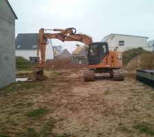 1er coup de pelleteuse.