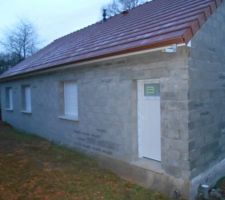 Enfin la maison est hors d'eau hors d'air. Reste l'intérieur a construire.