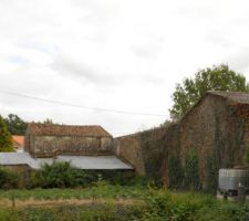 Vue arrière de la maison