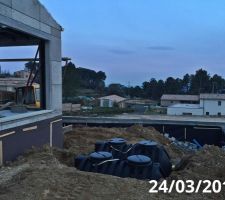 Cuve de récupération des eaux 2 x 3000L