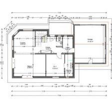 Plan intérieur RDC