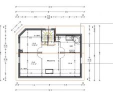 Plan intérieur étage