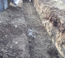 Tranchée drainante