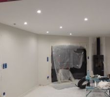 Peinture de la salle terminée