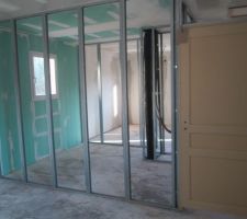 Montage structure placo