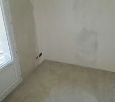 Electricité chape nivelée