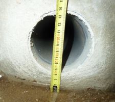 Tuyaux d'évacuation plus haut que le drain