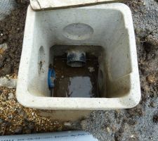 Tuyaux d'évacuation plus haut que le drain