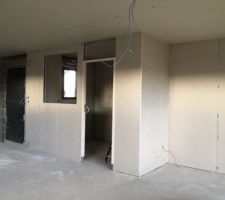 Vue sur le futur bureau