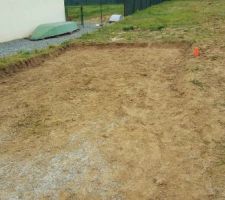 1ere &eacute;tape du chemin d'acc&egrave;s au chantier