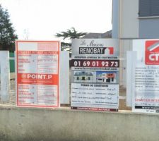 Panneau permis de construire