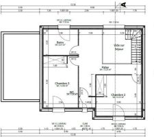 Plans détaillés 1er étage