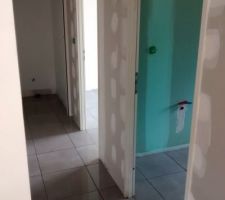Pose du carrelage