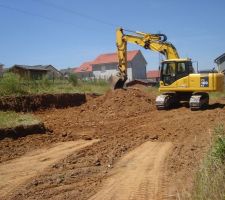 Le terrassement.