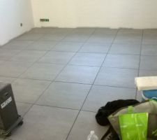 Pose du carrelage 60 x 60