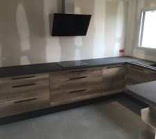 Pose de la cuisine terminé