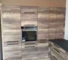 Pose de la cuisine terminé