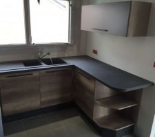 Pose de la cuisine terminé