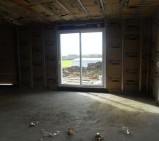 Vue du "futur salon / salle à manger"