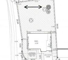 Implanttion de la maison.