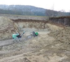 Terrassement de la pleine masse