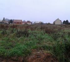 Une vue lointaine de l'environnement de la maison